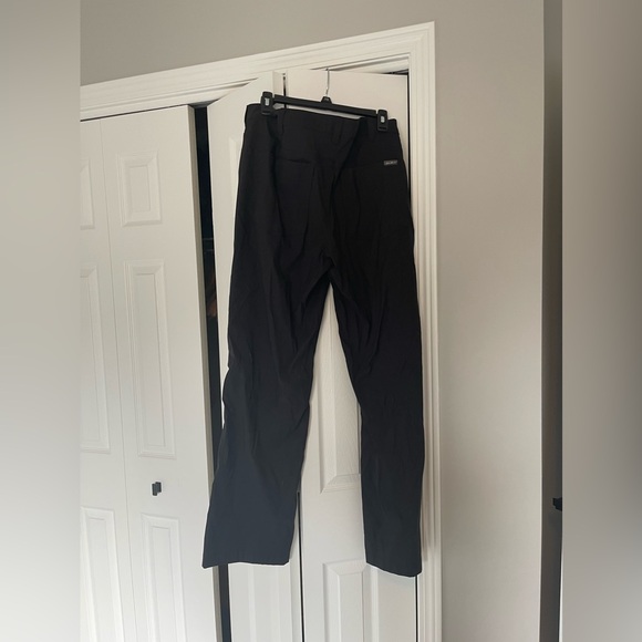Men's Eddie Bauer Nylon Black Pants - Picture 4 of 6